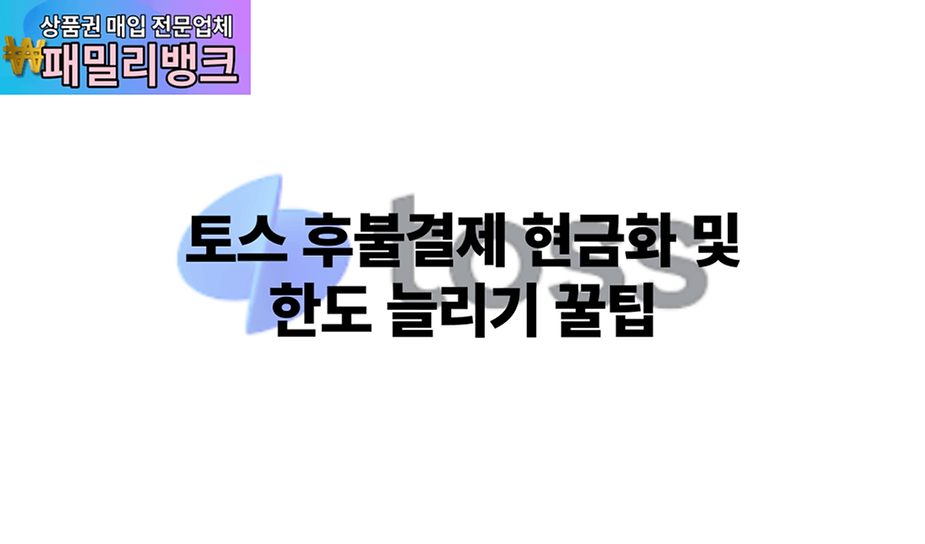 토스 후불결제 이용 시 주의사항