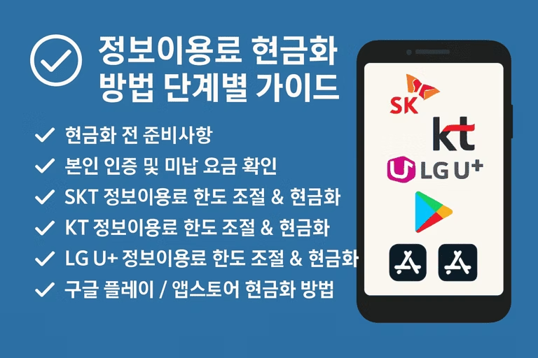 정보이용료 현금화 방법 단계별 가이드.png